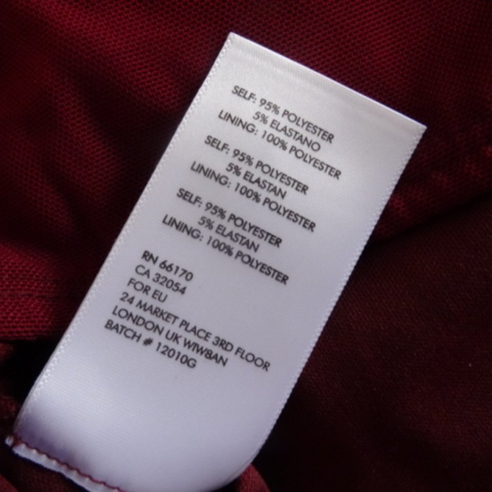 Burgundy Urban Outfitters Crop Top - Picture 5 of 5